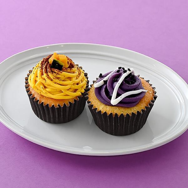 かぼちゃと紫芋のプチケーキ