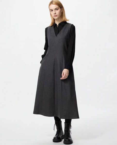 ブラッシュドジャージーワンピース