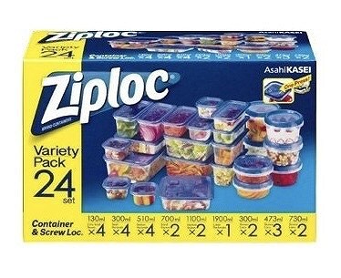 ジップロック コンテナ― バラエティパック 24組