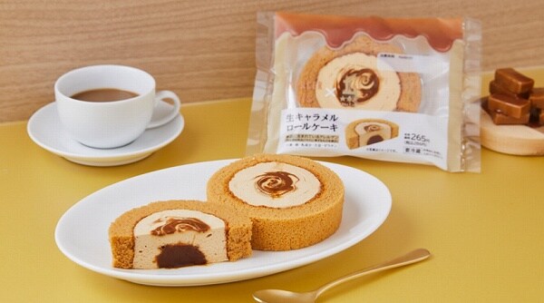 生キャラメルロールケーキ