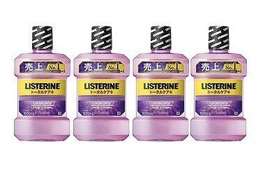リステリン トータルケアプラス 1L×4本セット