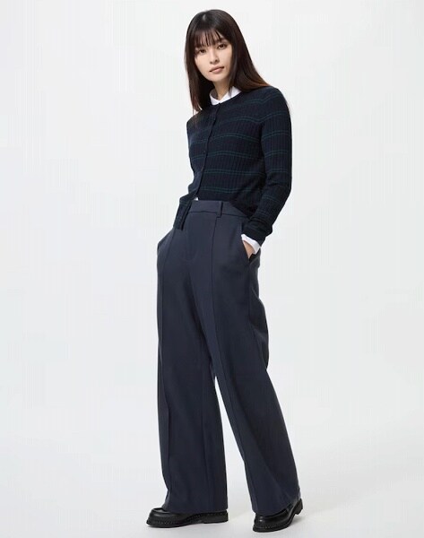 ブラッシュドジャージーワイドパンツ