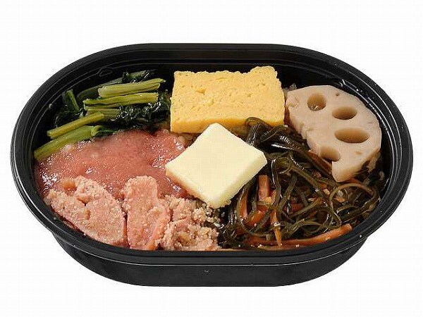 たらこバターごはん（麦飯）