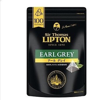 Sir Thomos LIPTON アールグレイ ピラミッド型 ティーバッグ 100パック