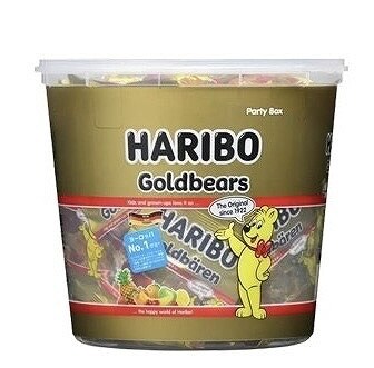 ハリボー　ミニゴールドベアドラム　1,000g