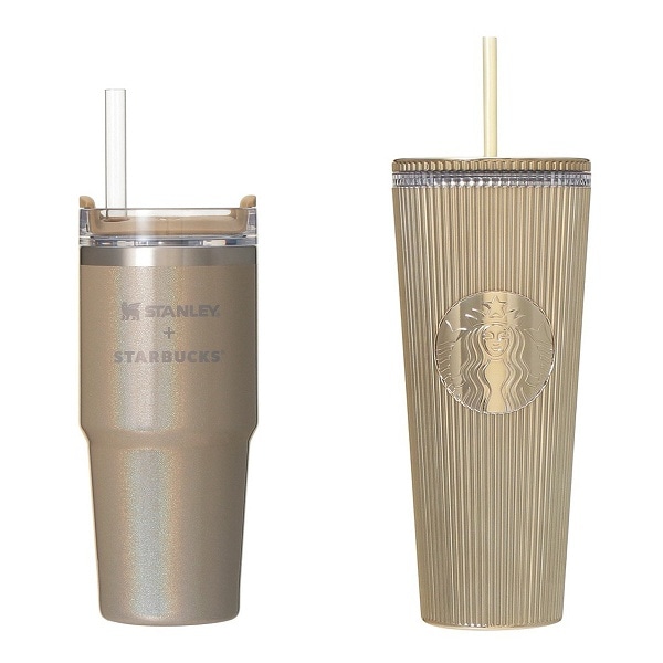 ロゴコールドカップタンブラーシャンパンゴールド710ml