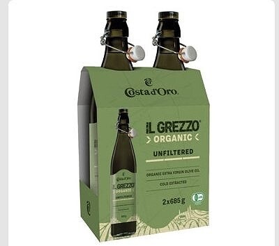 IL GREZZO オーガニックエクストラバージン　オリーブオイル　685g×2本