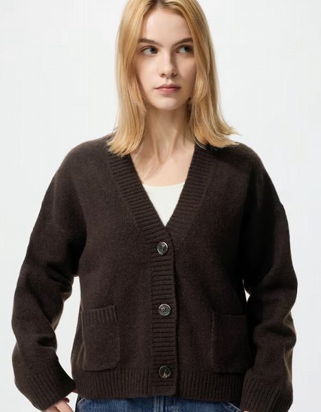 スフレヤーンショートカーディガン