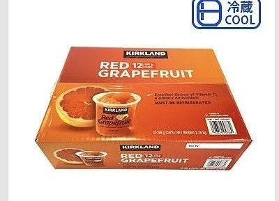 KIRKLAND SIGNATURE レッドグレープフルーツカップ　12カップ入