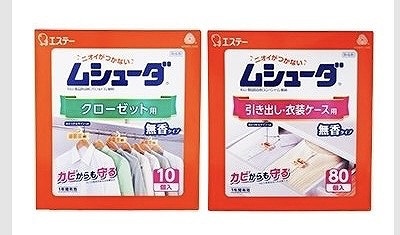 ムシューダ　クローゼット用10個入/引き出し・衣装ケース用80個入　1年間有効