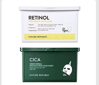 ネイチャーリパブリック　デイリーシートマスク　30枚×2パック
