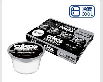 ダノン　オイコス　ヨーグルト　プレーン・砂糖不使用　123g×12個
