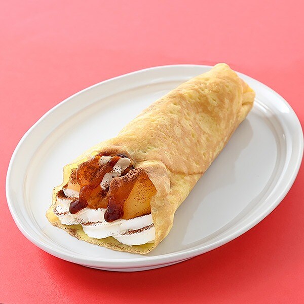 焼きりんごミルフィーユクレープ