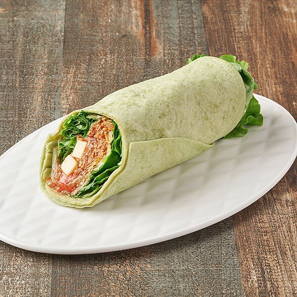 植物生まれのチリミートのサラダラップ