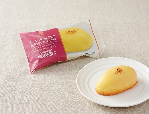 オールバター仕立ての瀬戸内産レモンのケーキ