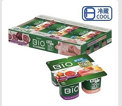 ダノンビオ イチジク&ピーチ 75g×4パック×6個