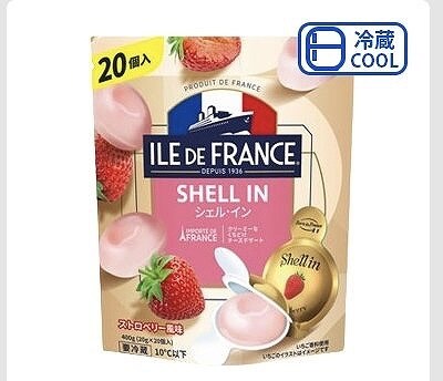 ILE DE FRANCE シェル・イン ストロベリー風味 400g