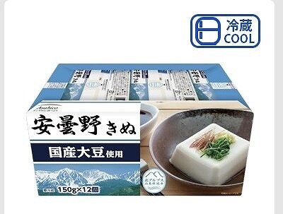 安曇野 きぬ豆腐 150g×2連×6パック