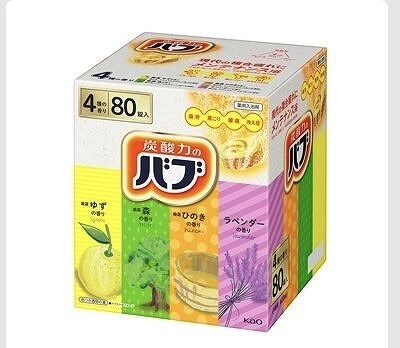 炭酸力のバブ　薬用入浴剤　4種の香り×20錠