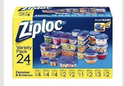 ジップロック　コンテナ―　バラエティパック　24組