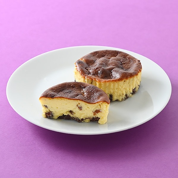 ラムレーズンバスクチーズケーキ
