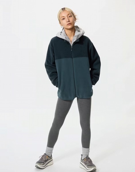 極暖ヒートテックコットンレギンス/10分丈