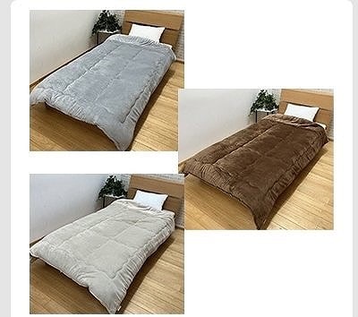 昭和西川　フランネルボア　掛け布団　150cm×200cm