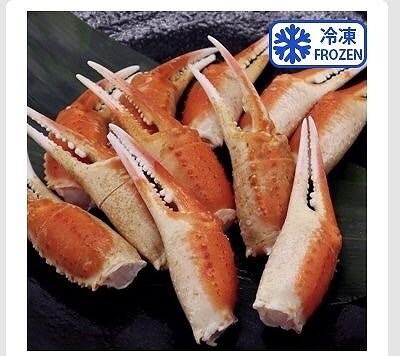 冷凍　ボイルズワイガニ　殻付爪　1kg