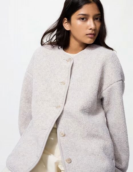 ボアフリースリラックスカーディガン