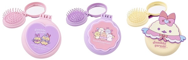コンパクトヘアブラシ／すみっコぐらし