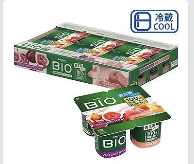 ダノンビオ　イチジク＆ピーチ　75g×4パック×6個