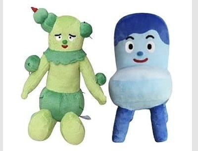 みいつけた！ぬいぐるみ　サボさん約100cm・コッシ―約70cm