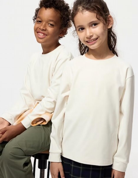 フリースクルーネックTシャツ