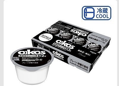 ダノン　オイコス　ヨーグルト　プレーン・砂糖不使用　123g×12個