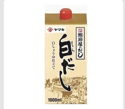 ヤマキ　鰹節屋のだし　白だし　1,000ml　お吸い物で13倍希釈