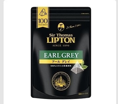 Sir Thomos LIPTON アールグレイ ピラミッド型 ティーバッグ 100パック