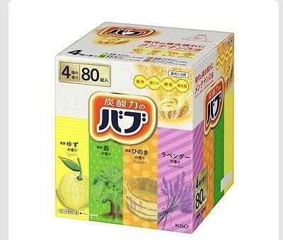 炭酸力のバブ　薬用入浴剤　4種の香り×20錠