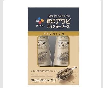 CJ 贅沢アワビ オイスターソース 350g×2本入