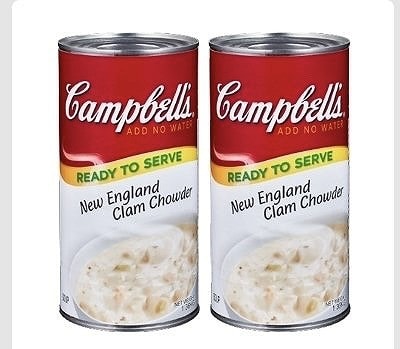 キャンベル　ニューイングランド　クラムチャウダー　1.36kg×2缶