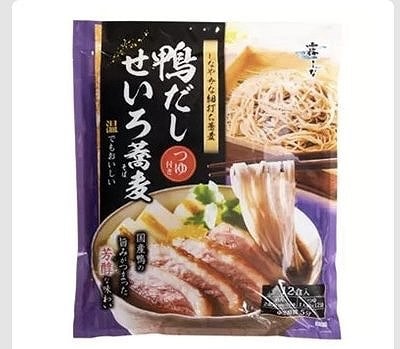 霧しな　鴨だし　せいろ蕎麦　つゆ付　12食入