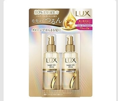 LUX スーパーリッチシャイン ダメージリペア ヘアオイル 70ml×2本