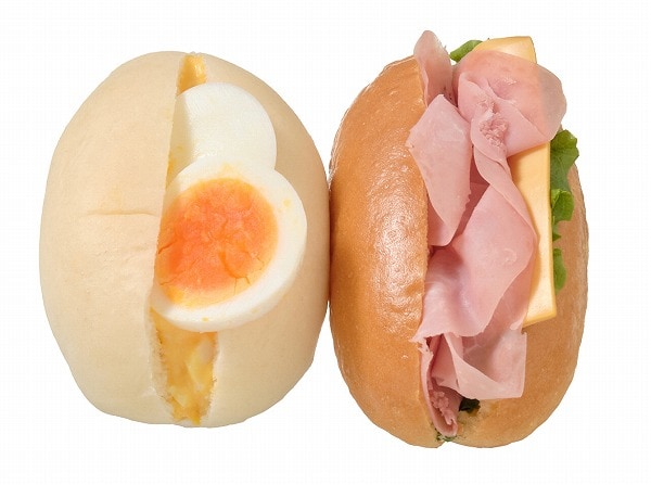 ミニロール(たまごサラダ&ハムチーズ)