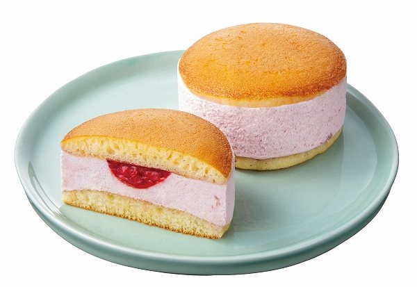 いちごクリームどら　いちごソース入り