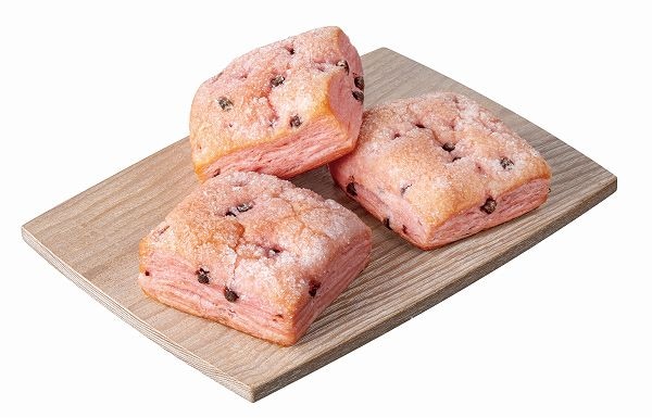 いちごとチョコのブリオッシュ