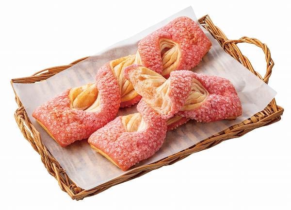 いちごのツイストデニッシュ