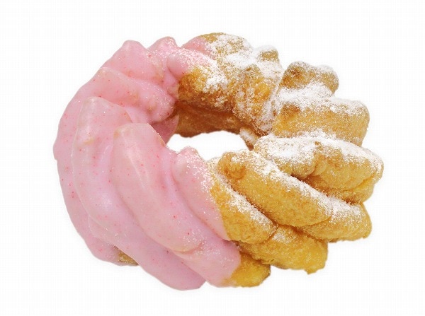 いちごのフレンチクルーラー