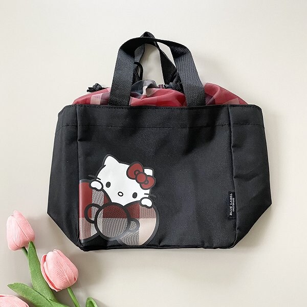 巾着つきトート