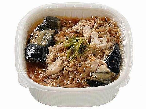 香味だれで食べる　揚げナスと豚しゃぶ丼