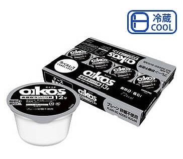 ダノン　オイコス　ヨーグルト　プレーン・砂糖不使用　123g×12個入