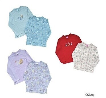 Disney　キッズ　長袖Tシャツ2枚組　日本サイズ95-120
